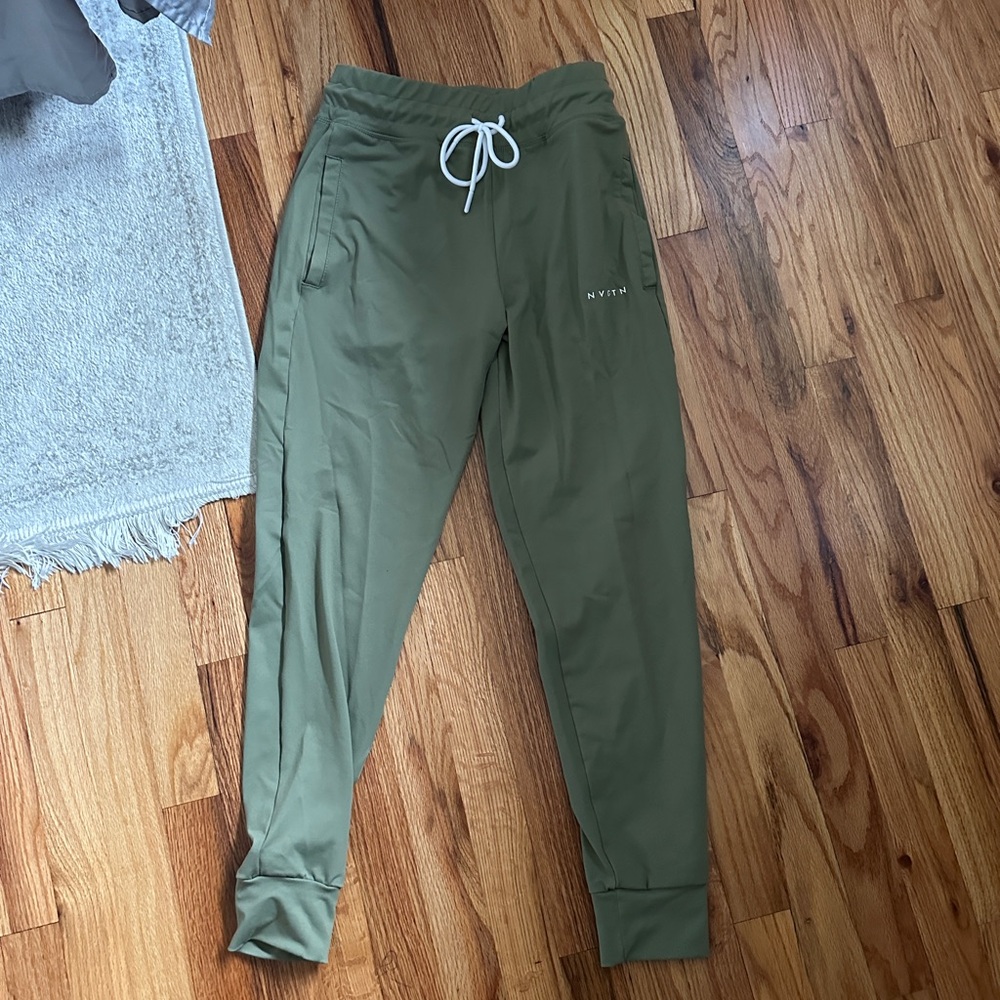 NVGTN Olive Green Track Pants sz L - Picture 2 of 5